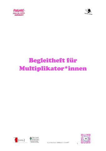 Begleitheft für Multiplikator*innen