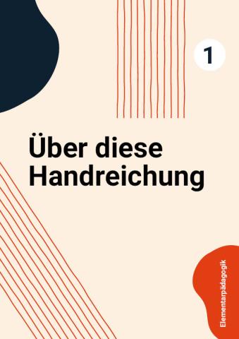 Männlichkeit Care-Arbeit: Elementarstufe Teil 1 / Cover