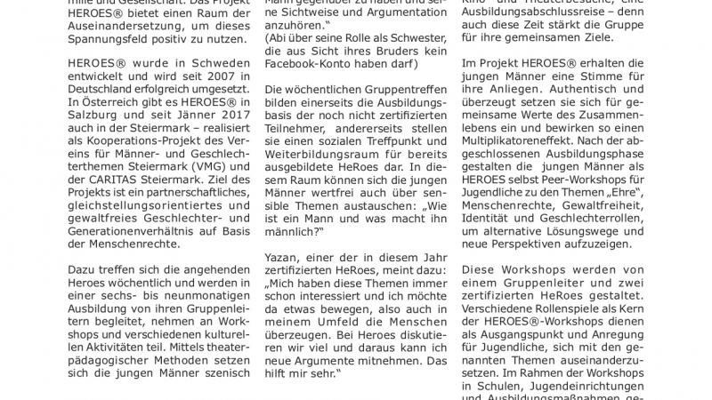 HEROES® Steiermark in 'Jugend inside' 02/2019